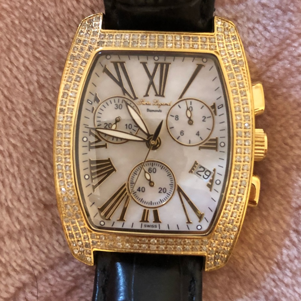 Swiss legend diamonds watch